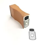 スタンプ ゴム印 大　カラートラベラー / COLOR TRAVELER インク瓶 大サイズ メール便可