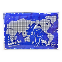 【多山文具オリジナル】ぬりたくり絵 ポストカード（Color Traveler編） カラートラベラー 世界地図 タヤマン 旅行 万年筆インク インク沼 FP-NPC01