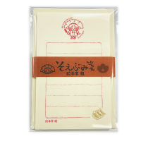 【多山文具オリジナル】Light the Town　そえぶみ箋　餃子家　龍　古川紙工　美濃和紙　ミニレター　広島県　ご当地　井辻ホールディングス　ギョウザ坊や　NO　GYOZA　NO　LIFE