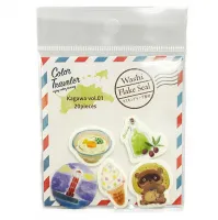 【カラートラベラー】フレークシール　香川Vol.1　多山文具オリジナル　限定品